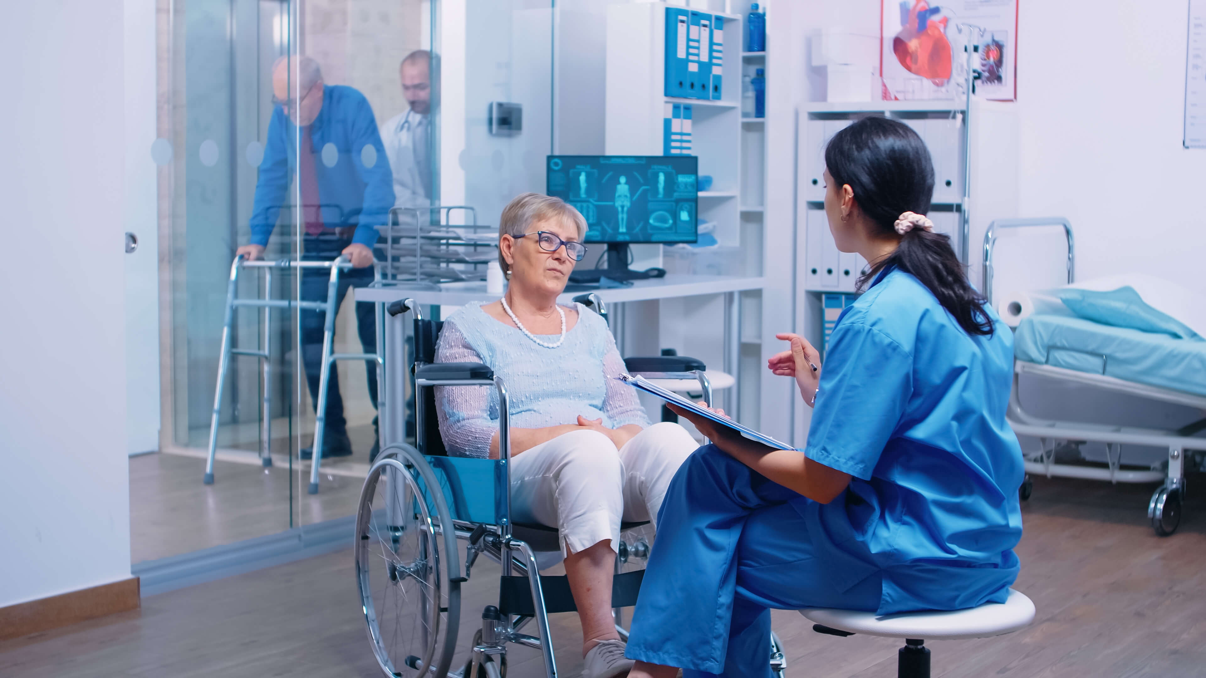 Healthcare professional illustration